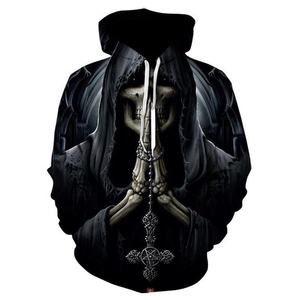 Sweat-shirt à capuche personnalisé avec votre photo, imprimé par transfert thermique, en polaire, pour l'automne, impression intégrale, pull-over pour homme et femme - Product Image 1