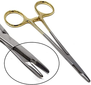 Porte-aiguilles manuel en acier inoxydable, forceps chirurgical, instruments médicaux de haute qualité, droits, 16cm, 18cm, 20cm - Product Image 3