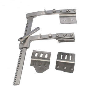 Ensemble d'instruments en acier inoxydable SurgiRight : Écarteur de côtes à 2 lames de qualité supérieure, rétracteur Burford Finochietto, 10 à 12 pouces - Product Image 3