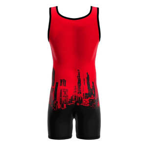 อุปกรณ์มวยปล้ำจากผู้ผลิตโดยตรง ป้องกันการเสียดสี ตะเข็บแบบ Flatlock รับสั่งซื้อจำนวนมาก รับทำโลโก้ตามสั่ง ราคาส่ง - Product Image 3