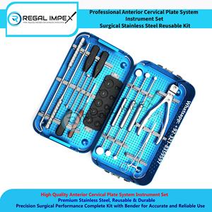 Oferta Especial: Kit Básico de Instrumentos Ortopédicos para Cirugía de Fragmentos Grandes y Placas de Trauma, Herramientas Quirúrgicas con Caja de Esterilización - Product Image 2