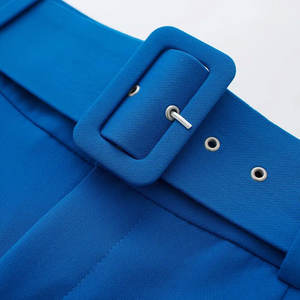 Pantalon décontracté respirant pour femme, taille haute avec poches, vente en gros - Product Image 4