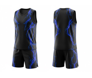 Uniforme de Baloncesto Duradero, Tela Sublimada, Conjunto Deportivo Personalizado, Jersey y Pantalones Cortos, Ropa Deportiva para Hombres, Mujeres y Jóvenes - Product Image 5