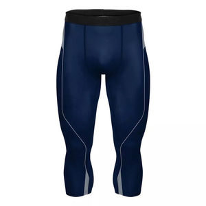 Pantalones de compresión ajustables para hombre al por mayor, con bolsillos, de secado rápido, leggings transpirables para gimnasio, entrenamiento, fitness y running. - Product Image 4