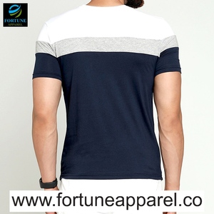 เสื้อยืดลำลองผู้ชายคุณภาพสูง OEM ผลิตจากโพลีเอสเตอร์/คอตตอน ระบายอากาศได้ดี เป็นมิตรต่อสิ่งแวดล้อม พร้อมบริการพิมพ์ลายตามสั่งและดีไซน์เรียบง่าย - Product Image 4