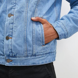 Chaqueta de Mezclilla Estilo Vintage, Corte Ajustado y Elegante para Hombre, Tela Suave, Aspecto Elegante, Cómoda y Versátil - Product Image 6