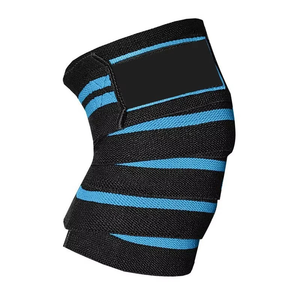 Wholesale Customizable Polyester <b>Knee</b> Brace Adjustable <b>Compression</b> <b>Knee</b> Guard with Logo Flexible Protective Type - Product Image 3