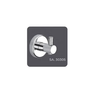 High Quality Single Metal Robe <b>Hook</b> Modern Style Brushed Silver Wall Clothes Bath <b>Towel</b> <b>Hook</b> Multifunctional Steel for Hotel - Product Image 3