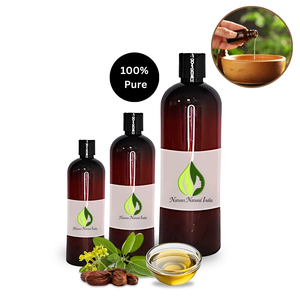 NATURES NATURAL INDIA <b>OILS</b> PVT. LTD. Jojoba <b>Oil</b> 100% Pure Cold Pressed <b>Essential</b> <b>Oil</b> For All Skin Types Natural Ingredients - Product Image 2