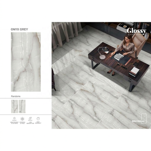 Beige éthiopien 600x1200mm Carreaux de sol en porcelaine nano vitrifiée brillante 60x120cm 24x48in Design intérieur en céramique - Product Image 6