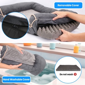 Letto per cani medio-grande lavabile e rimovibile copertura per animali domestici cuscino tappeto materasso per le razze più grandi - Product Image 2