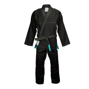 Kimono de karaté 100 % coton fabriqué en usine avec ceinture, uniforme de jujitsu, combinaison de BJJ - Product Image 1