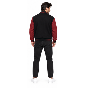 Veste universitaire pour homme, veste de baseball personnalisée style Letterman, vente en gros, OEM, ODM, usine de vêtements, veste universitaire - Product Image 6