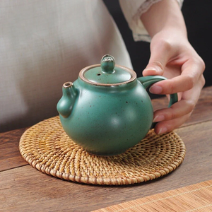 Sous-verres en rotin tressé naturel, couleur personnalisée, forme circulaire, pour table et cuisine, vente en gros - Product Image 3