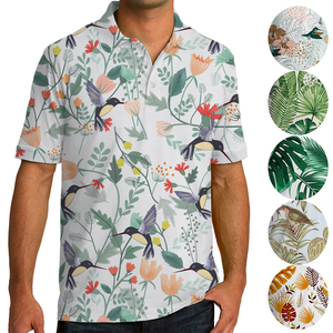 Envío Gratis, Camiseta Polo de Manga Corta con Estampado Floral 3D de Secado Rápido, Estilo Harajuku, Ropa Urbana - Product Image 6