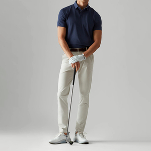 Chemises de golf écologiques pour hommes en gros, manches courtes unies, tissu jersey polyester par sublimation, t-shirts de performance de haute qualité - Product Image 3