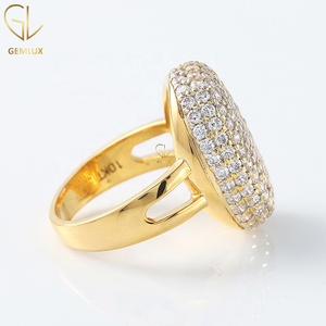 Round Cut Moissanite Cluster Engagement <b>Ring</b> – Twinlight Bella's Inspired <b>Split</b> Shank <b>Ring</b> - Product Image 5