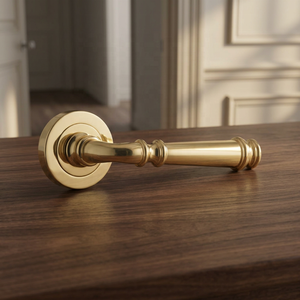 Poignée de porte classique en laiton finition dorée, quincaillerie de meubles, poignée de tiroir, décoration maison et bureau, design durable - Product Image 3