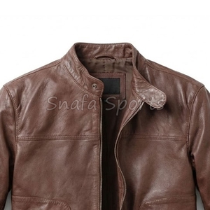 Dernière mode, design unique, veste en cuir pour homme avec service OEM, meilleur design, veste en cuir de haute qualité à prix raisonnable - Product Image 3