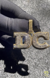 Collar con Letra DC Personalizada, Estilo Hip Hop, Joyería para Streetwear - Product Image 2
