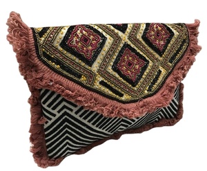 Vente en gros d'Inde Pochette de soirée enveloppe bohème de luxe faite à la main pour femmes Logo personnalisé et doublure en coton - Product Image 1