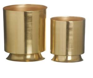 Pot de fleurs en métal minimaliste de style scandinave avec support en fer, porte-plantes d'intérieur pour la décoration moderne de la maison et du jardin - Product Image 5