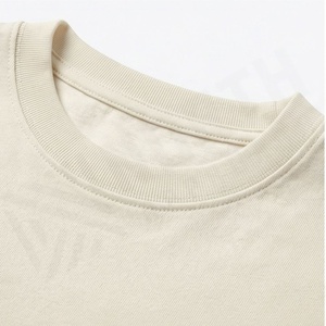 T-shirt oversize pour femme en coton personnalisé, avec logo brodé ou imprimé par transfert thermique, couleur personnalisable, style streetwear décontracté et tendance - Product Image 4