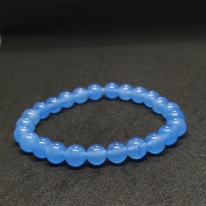 Bracelet en pierres naturelles d'apatite bleue, bijoux de mode pour hommes et femmes, vente en gros - Product Image 1