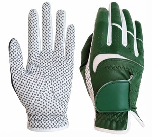 Gant de golf en cuir Cabretta pour main droite, antidérapant, à doigts entiers, respirant, unisexe, fermeture à enfiler - Product Image 4