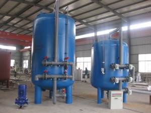 Filtro a sabbia industriale per pozzi d'acqua con sistema di lavaggio inverso per la rimozione di ferro e manganese, per impianti di filtrazione dell'acqua - Product Image 2