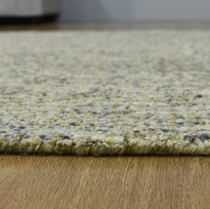 Alfombra KNOT, hecha a mano con lana de alta calidad, ecológica, antideslizante, gris azulado, ideal para sala de estar, habitaciones infantiles, hoteles y oficinas. - Product Image 4