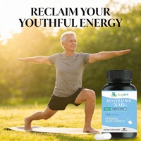 Complément NAD+ à Marque Blanche OEM avec Resvératrol pour le Soutien Antioxydant, Immunitaire et Énergétique – Capsules NAD+