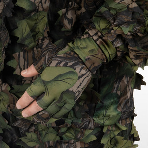 Camouflage Hunting Gloves for <b>Men</b> - Fingerless - Lightweight Glove - Product Image 3