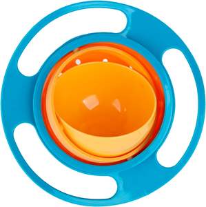 Tazón Giratorio 360 Grados Antiderrames para Bebés, Tazón para Snacks para Niños Pequeños, Ayuda a Reducir la Desorganización Durante la Hora de Comer en Casa o de Viaje - Product Image 3