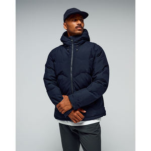 Blouson matelassé chaud à capuche de couleur unie pour homme, grande taille, vente en gros, haute qualité, collection 2026 - Product Image 2