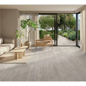 Baldosa de porcelana moderna con acabado mate de 20x120 cm, diseñada para brindar una elegancia discreta y una durabilidad duradera para el suelo. - Product Image 1