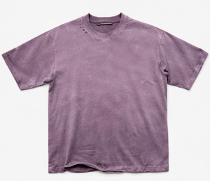 T-shirts unisexes surdimensionnés en coton 100% lourd (280 g/m²) pour streetwear, personnalisables, vierges, teints, respirants, vente en gros - Product Image 3