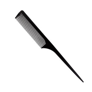 Peine profesional de peluquería para el hogar con diseño de cola de rata para separar el cabello, recortar, seleccionar y teñir, herramienta para extensiones de cabello - Product Image 1