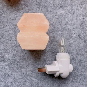 Eco-Friendly Himalayan Pink Salt Lamp Wall <b>Light</b> High Incandescent <b>Bulbs</b> <b>Night</b> <b>Light</b> US/EU Plug Mini Hand Carved Love Feng Shui - Product Image 3