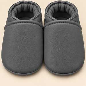 Chaussures Souples en Cuir pour Bébé Premiers Pas, Chaussures de Berceau pour Nouveau-né, Semelle Souple Confortable Rose Personnalisée, Vente en Gros Fabricant - Product Image 2