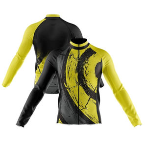 Maillot de cyclisme pour femmes 100% polyester respirant antibactérien à séchage rapide manches longues logo personnalisé position avant sublimation - Product Image 5