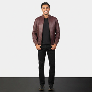 2026 Latest Design Customized Brown <b>Leather</b> <b>Jacket</b> for Men Casual <b>Winter</b> Clothing from Pakistan <b>jacket</b> for men - Product Image 1