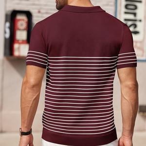 T-shirts à manches courtes confortables et respirants pour hommes, 100% coton, anti-rides, motif solide, nouvelle collection - Product Image 3