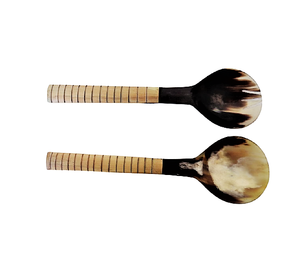 Juego de Cucharas para Servir de Cuerno de Búfalo, Juego de Cubiertos para Cocina, Fabricante de Cucharas de la India - Product Image 3