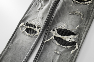 Nouveau Jean en Denim pour Homme avec Poches Latérales, Coupe Slim, Fermeture Éclair, Pantalon Long Décontracté pour Hommes, Vêtements Masculins, Vente en Gros - Product Image 5