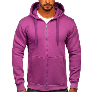 Top Best Quality Design Zipper Hoodies for Men Custom Logo 100% cotton Unisex Blank Plain 350 GSM Zipper Hoodie & Sweatshirts - Product Image 2