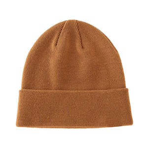 Bonnet d'hiver personnalisé en gros 100 % acrylique respirant imperméable imprimé numériquement avec logo personnalisé unisexe pour adulte - Product Image 1