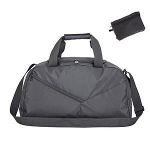 Premium Grey Athletic Duffle Bag Lightweight Sport Gym Holdall with Shoe Compartment and Reinforced Webbing Handles - Product Image 1