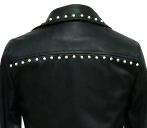 Chaqueta de Motocicleta de Piel de Oveja para Hombre y Mujer, Nueva Moda, Transpirable, Resistente al Viento, Estilos Personalizados, Charlotte Burnt - Product Image 5