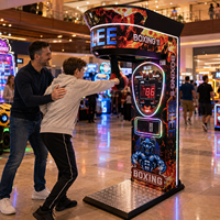 Jeux de boxe d'arcade à pièces, équipement d'entraînement, mesure électronique des coups, machine de jeu de boxe d'arcade, support de frappe